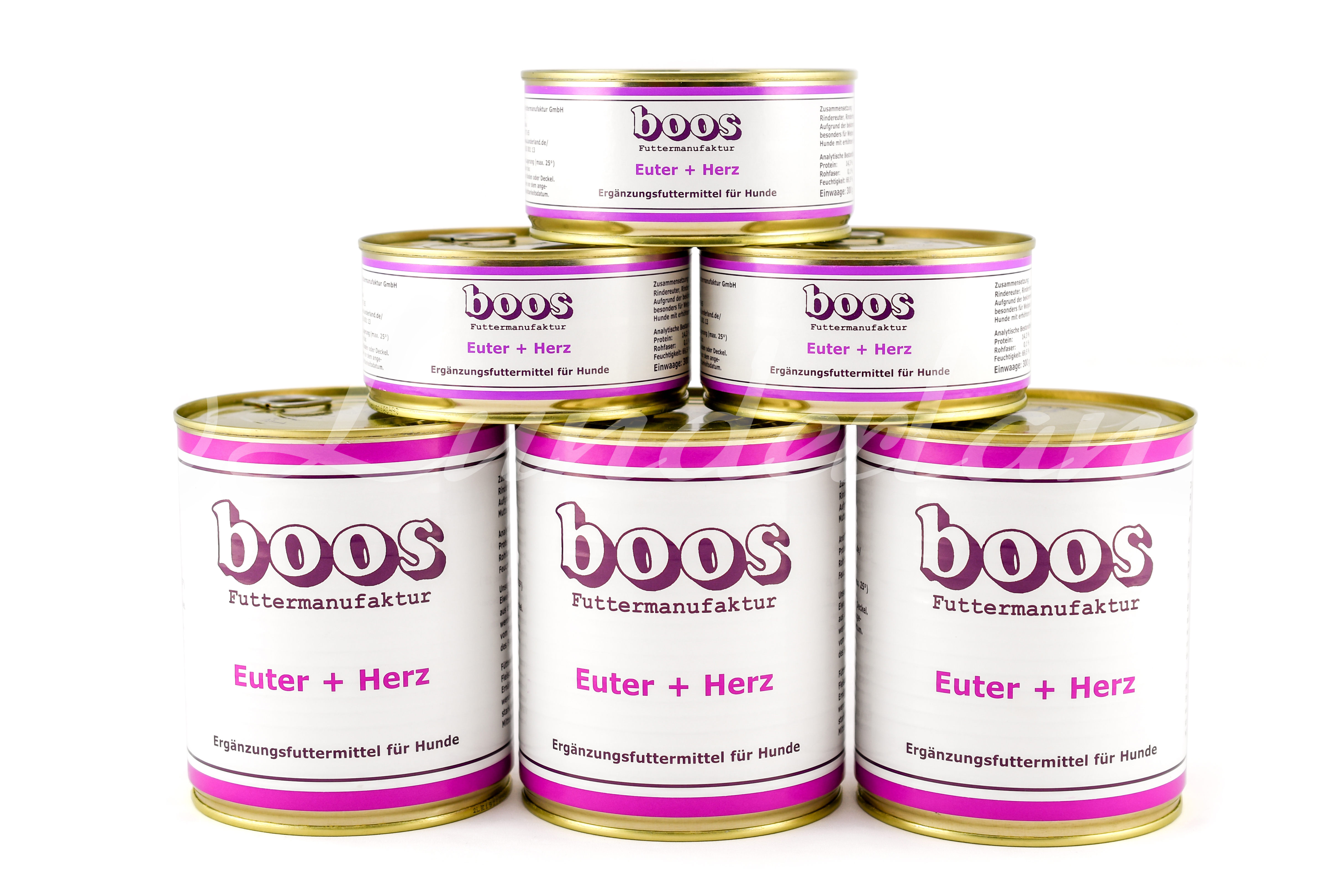 Boos Reinfleisch Mix-Dose Euter + Herz vom Rind