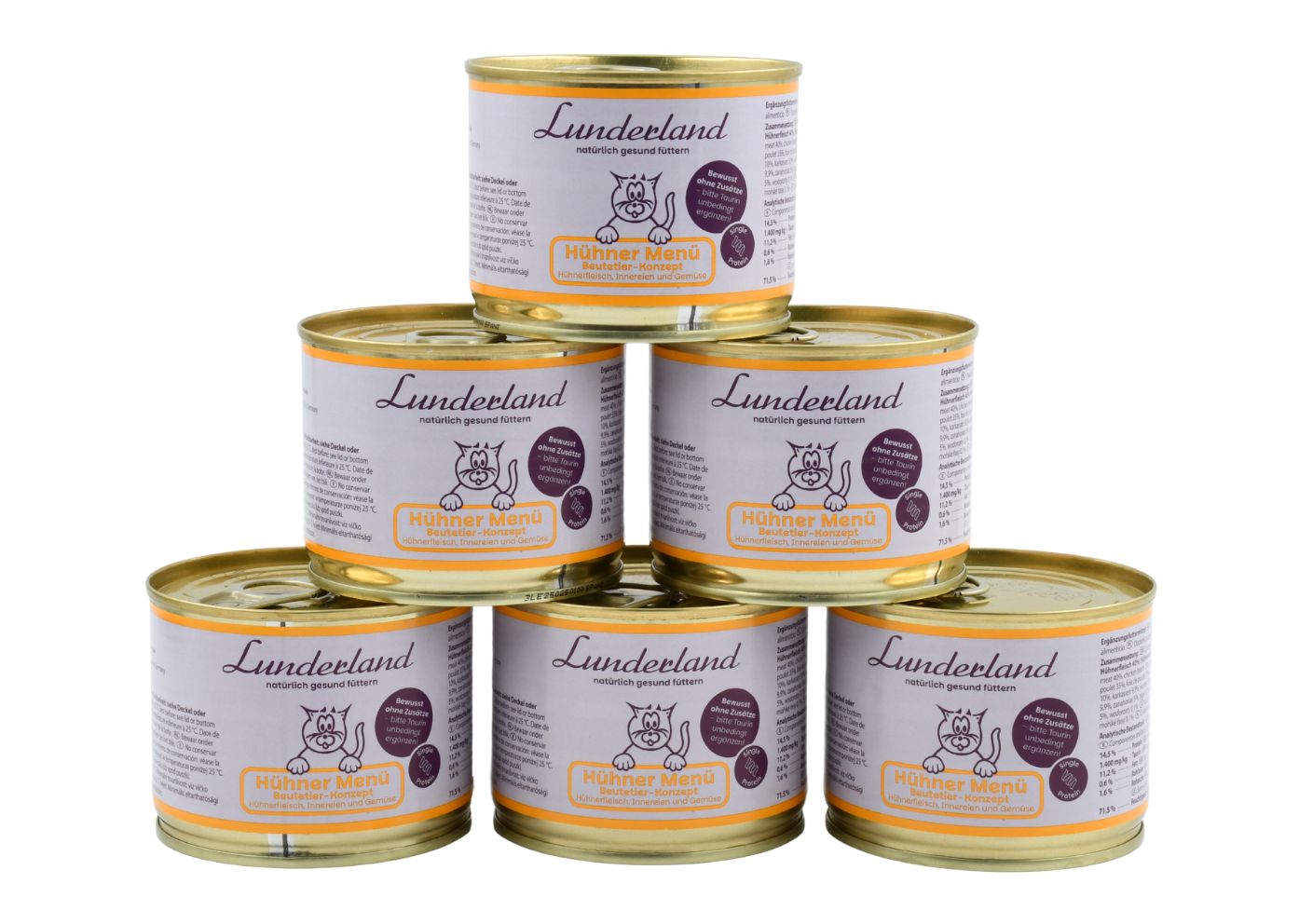 Hühner Menü für Katzen