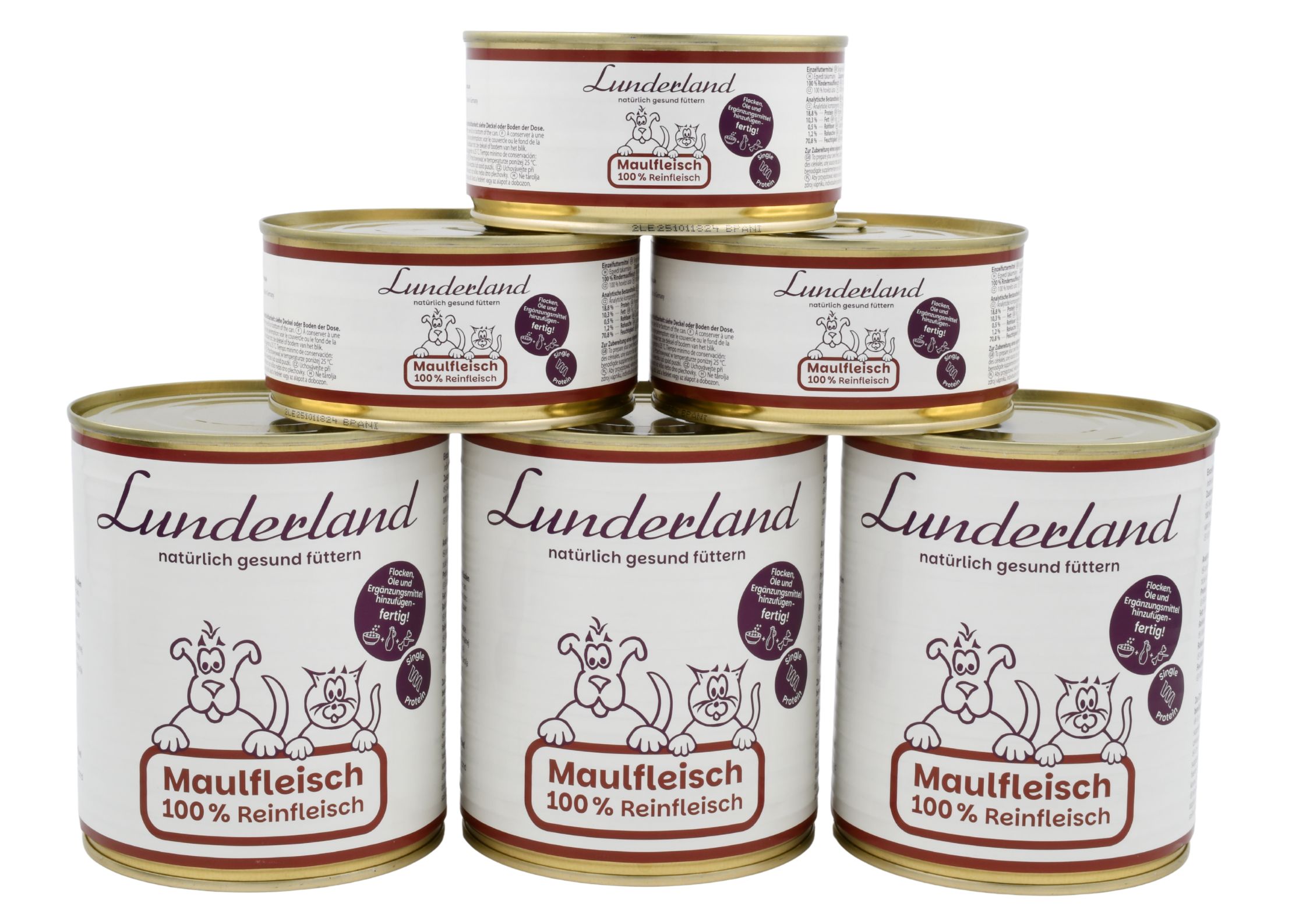 Lunderland Reinfleisch-Dose Maulfleisch