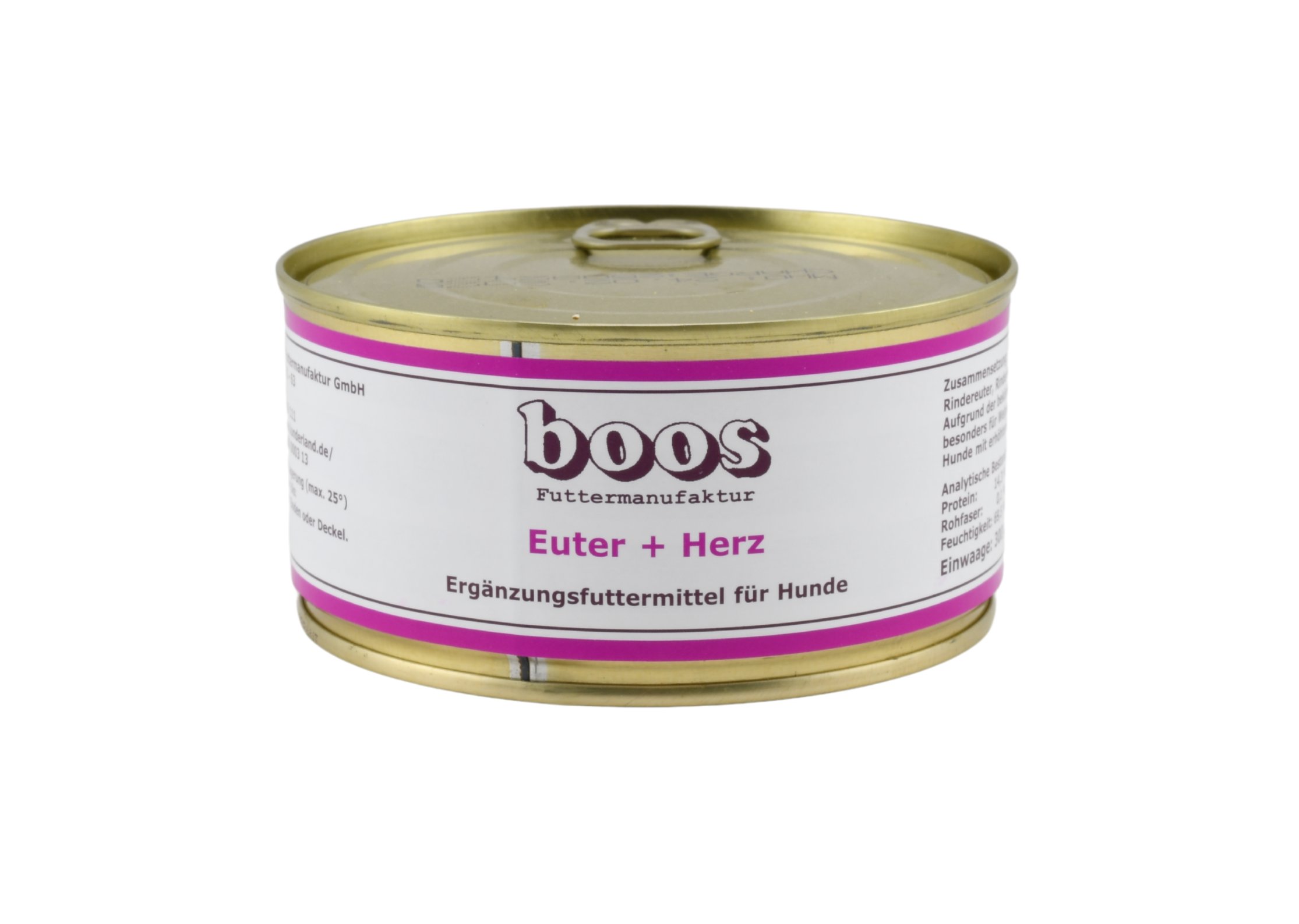 Boos Reinfleisch Mix-Dose Euter + Herz vom Rind