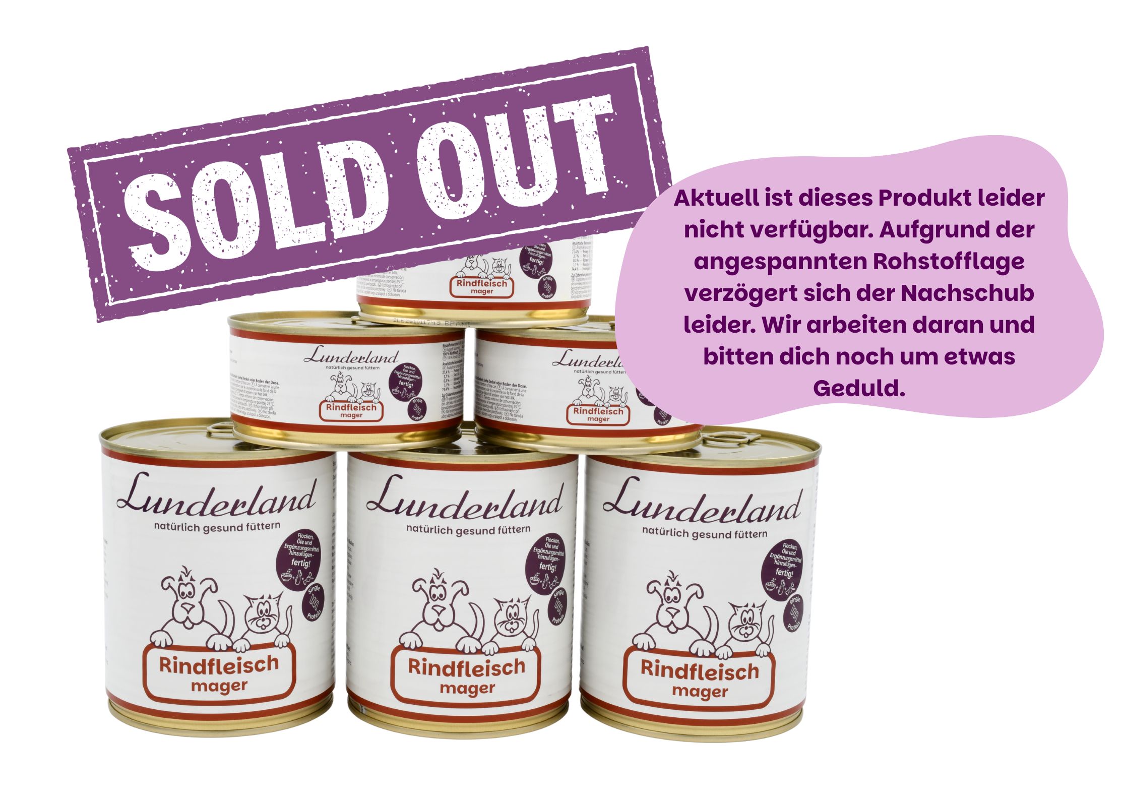 Lunderland Reinfleisch-Dose Rindfleisch mager