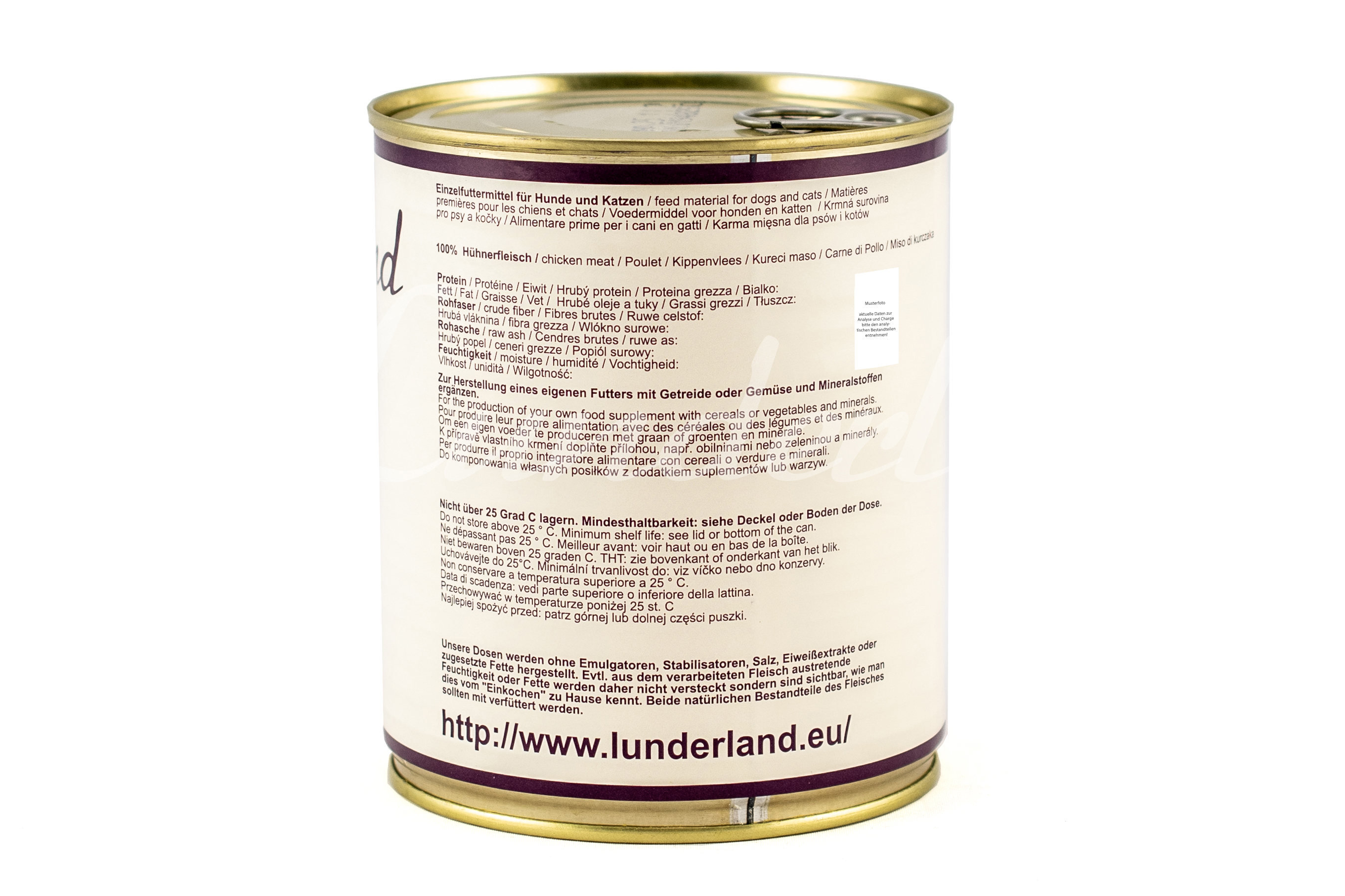 Lunderland-Dosenfleisch-Hühnerfleisch