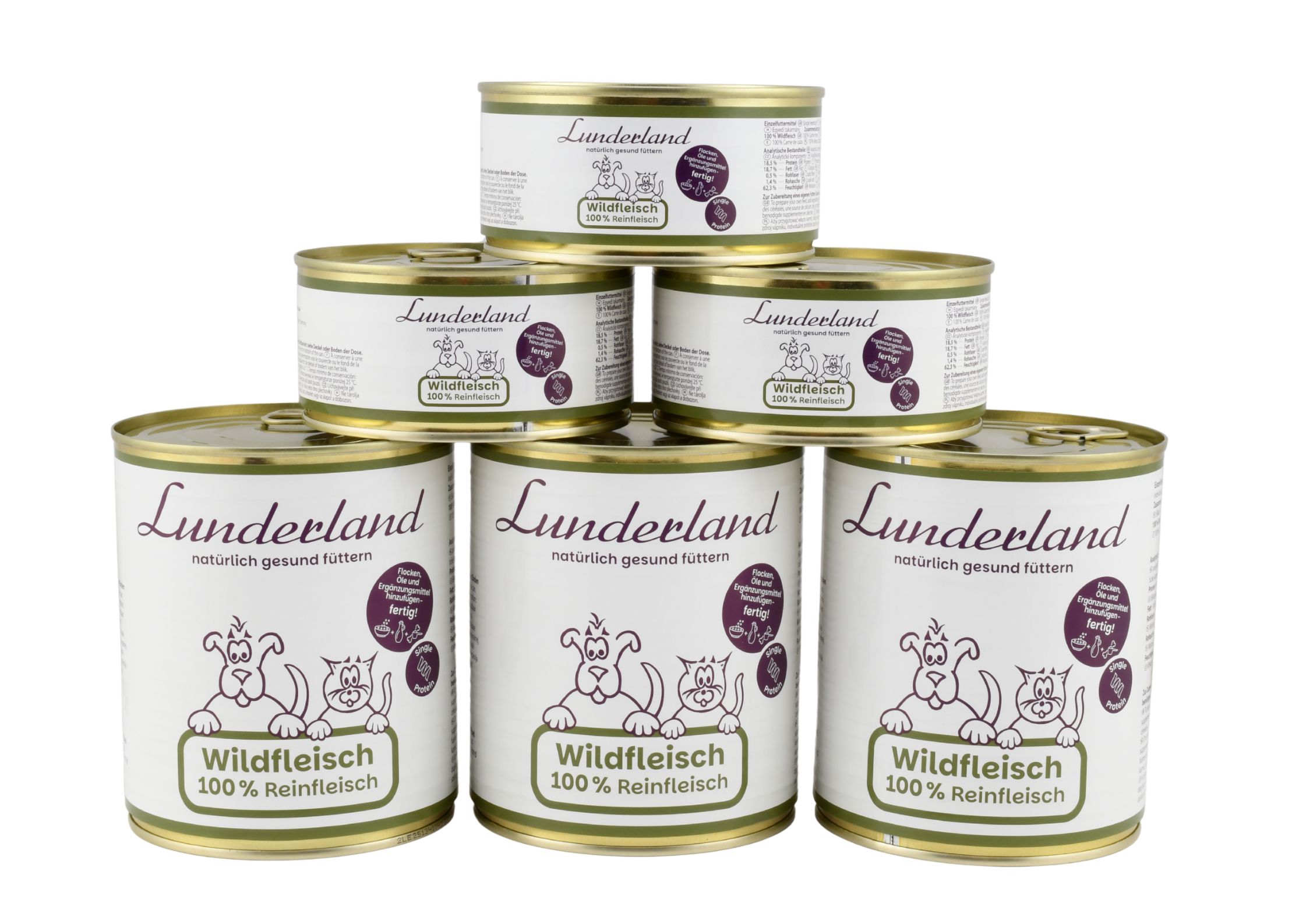 Lunderland Reinfleisch-Dose Wildfleisch