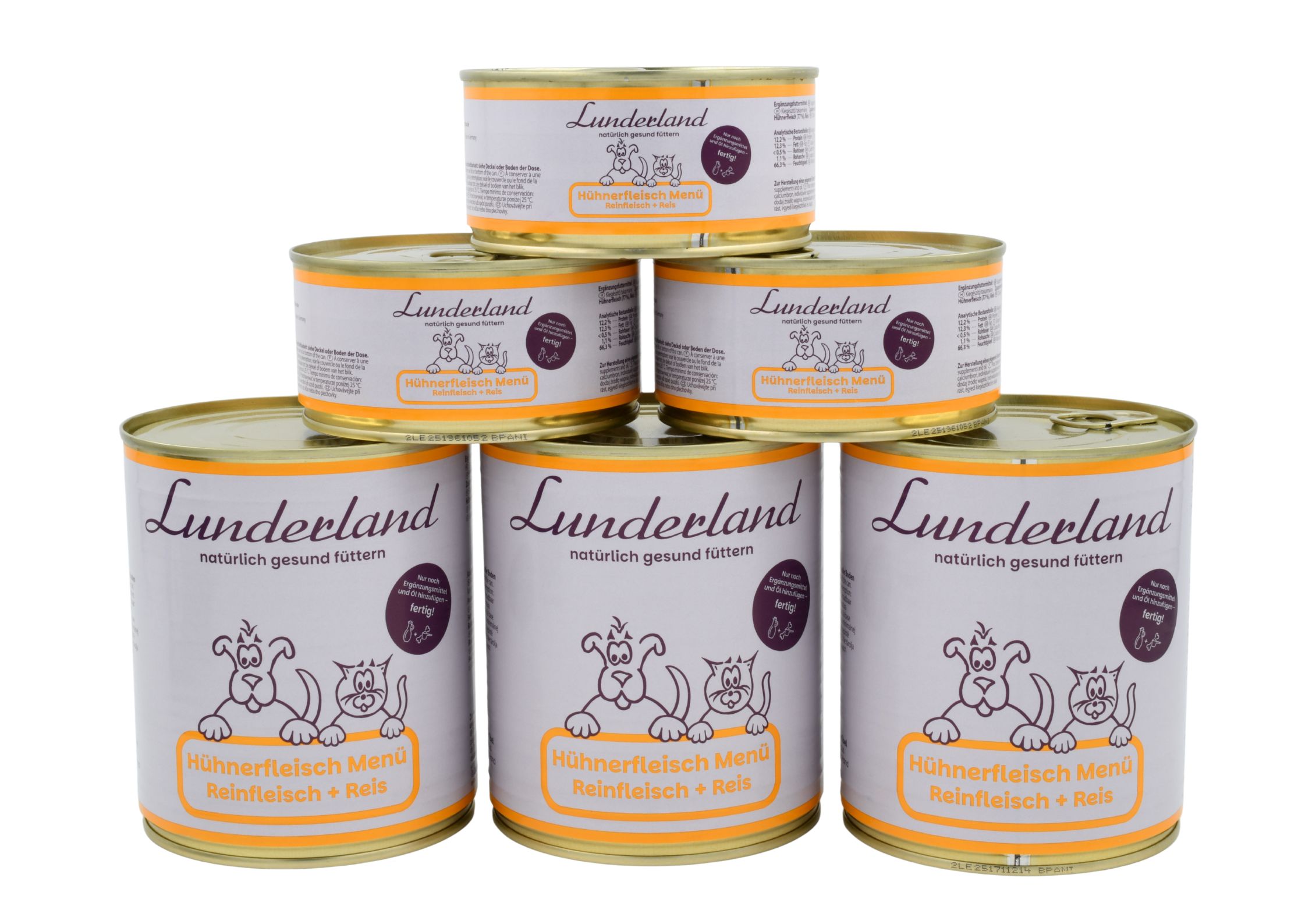 Hühnerfleisch-Menü