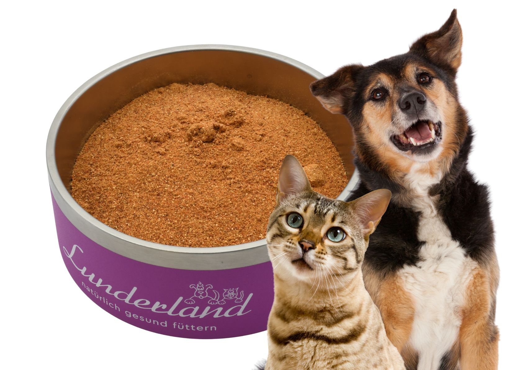 Bio-Hagebuttenpulver für Hunde & Katzen (Hagebuttenmehl)