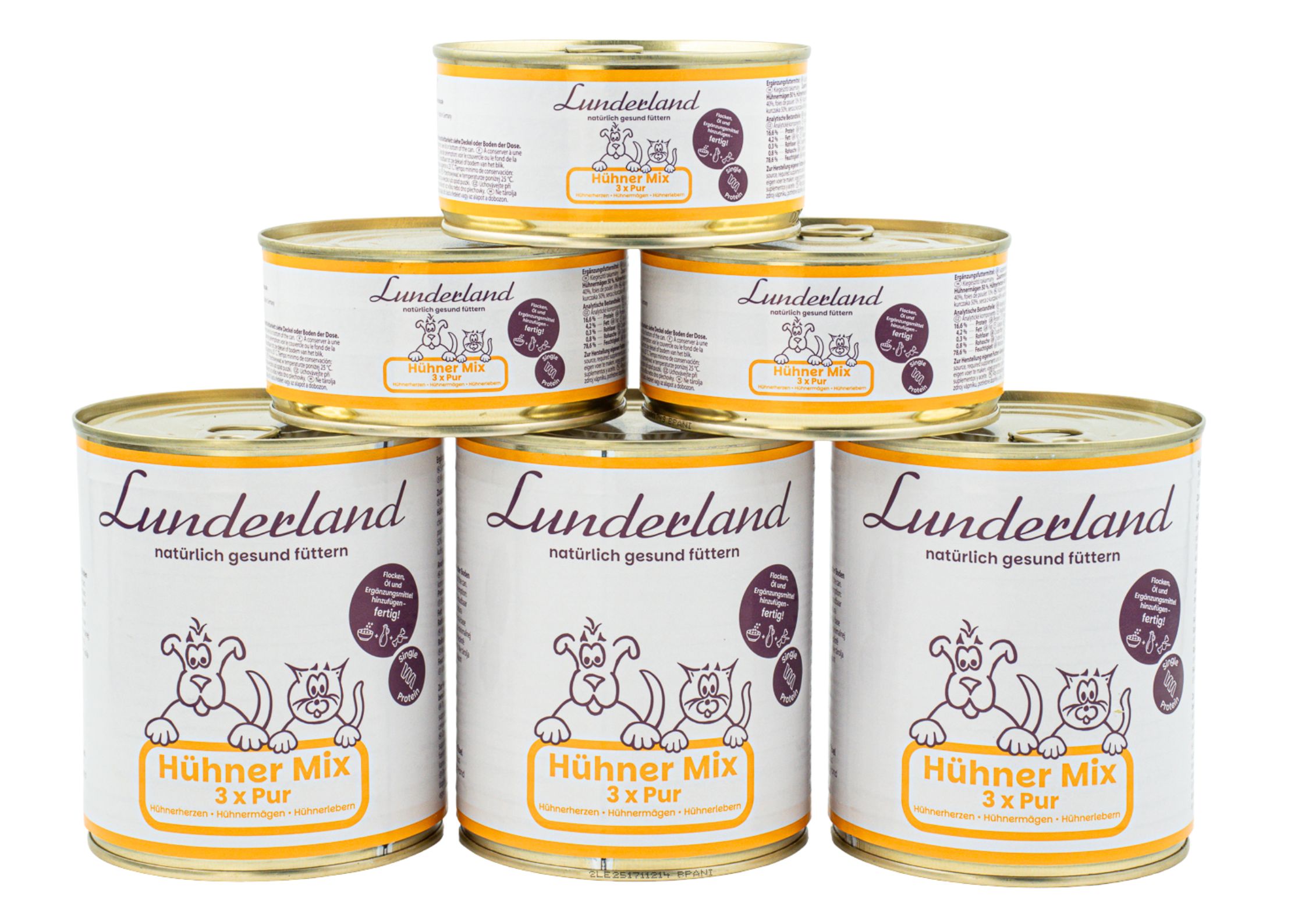 Reinfleisch Hühner-Mix