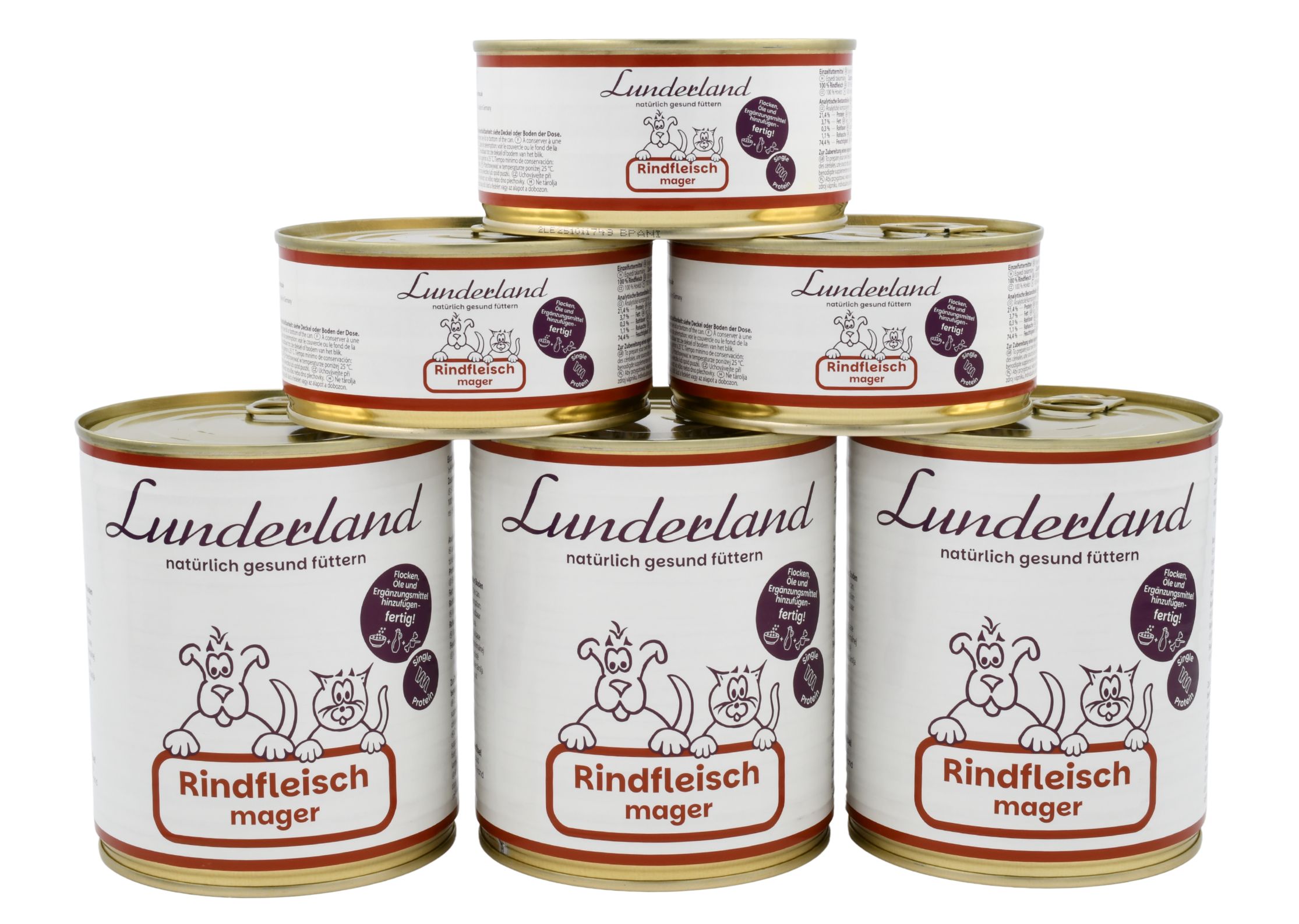 Lunderland Reinfleisch-Dose Rindfleisch mager