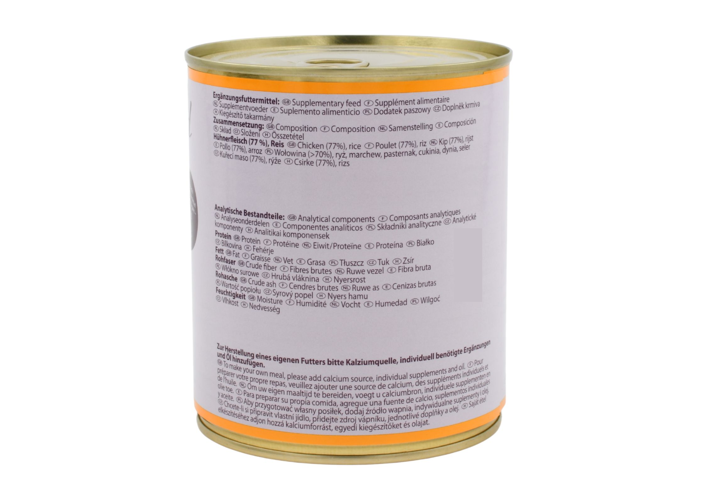 Hühnerfleisch-Menü