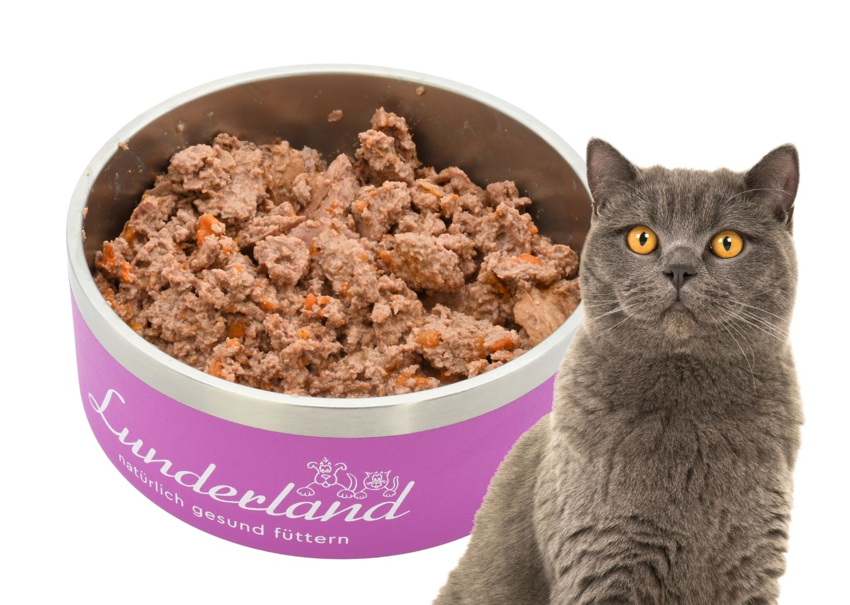 Hühner Menü für Katzen