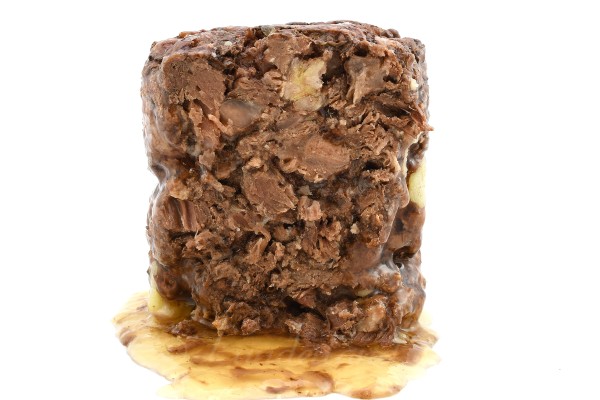 Lunderland Rinderfleischknochen Im Glas – 2 X 800g, Gewolft Mit Fleisch & Fett, Perfekt Als Calcium-Zusatz Für Hunde