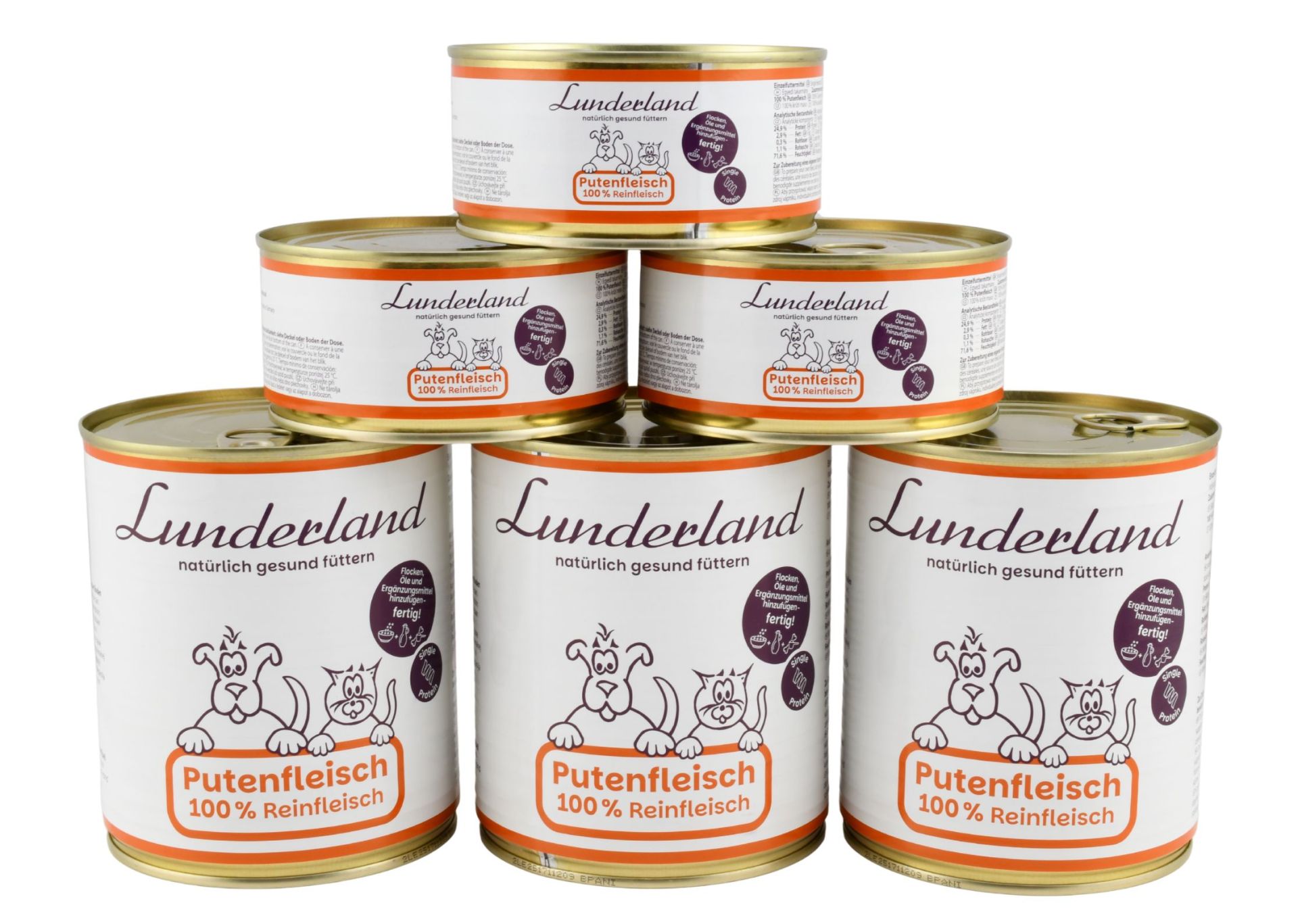 Lunderland indyk mięso 100% 300 g - opakowanie produktu