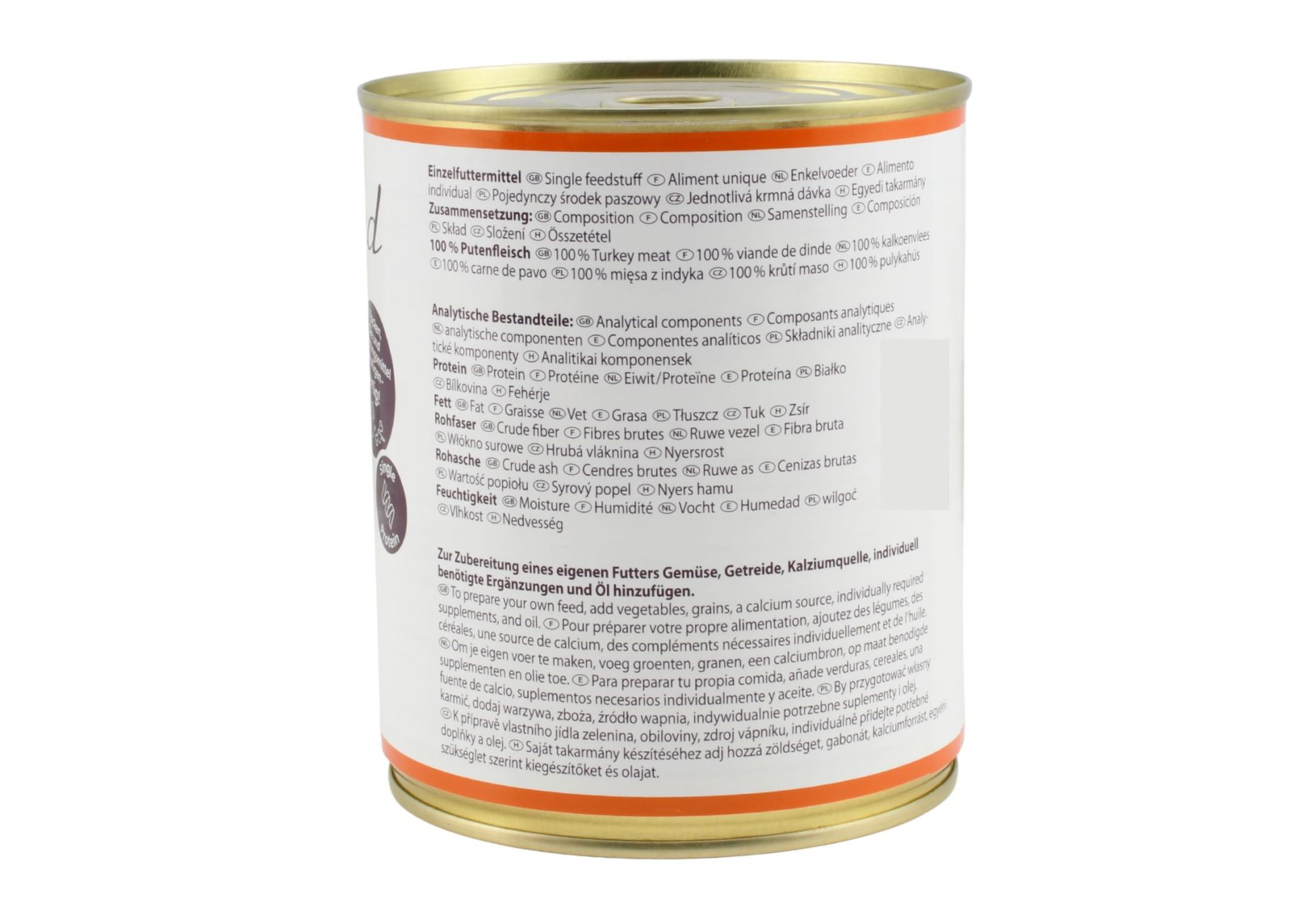 Lunderland indyk mięso 100% 800 g - opakowanie produktu